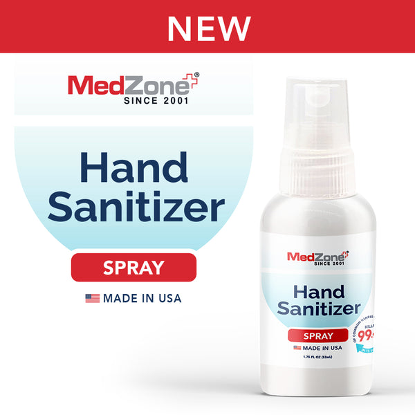 New! MedZone Hand Sanitizer Spray!