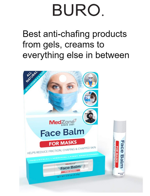 MedZone's Face Balm for Masks Featured on BURO.