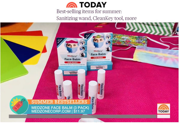 TODAY Show Segment Featuring Face Balm for Face Masks by MedZone
