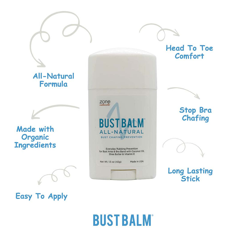 Bust Balm - All Natural Bust Chafing Prevention - MedZone