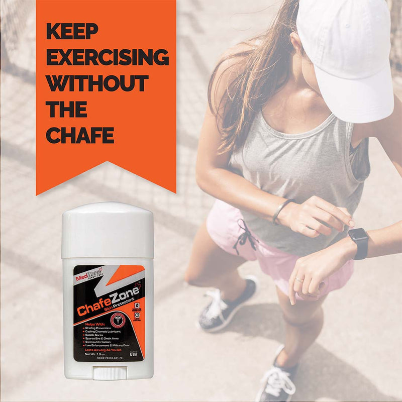 ChafeZone - Anti Chafing Stick (1.5 oz) - MedZone