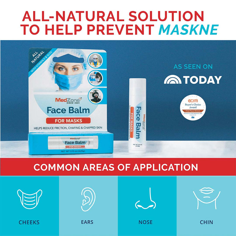 Face Balm For Masks (3 Pack) - Skin Care For Face Masks - MedZone