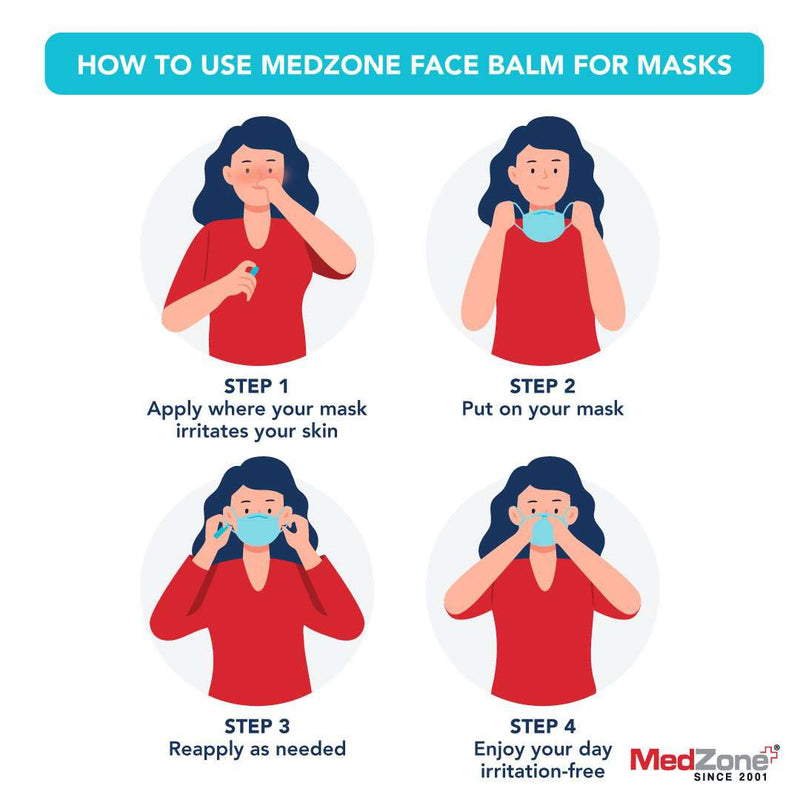 Face Balm For Masks (3 Pack) - MedZone